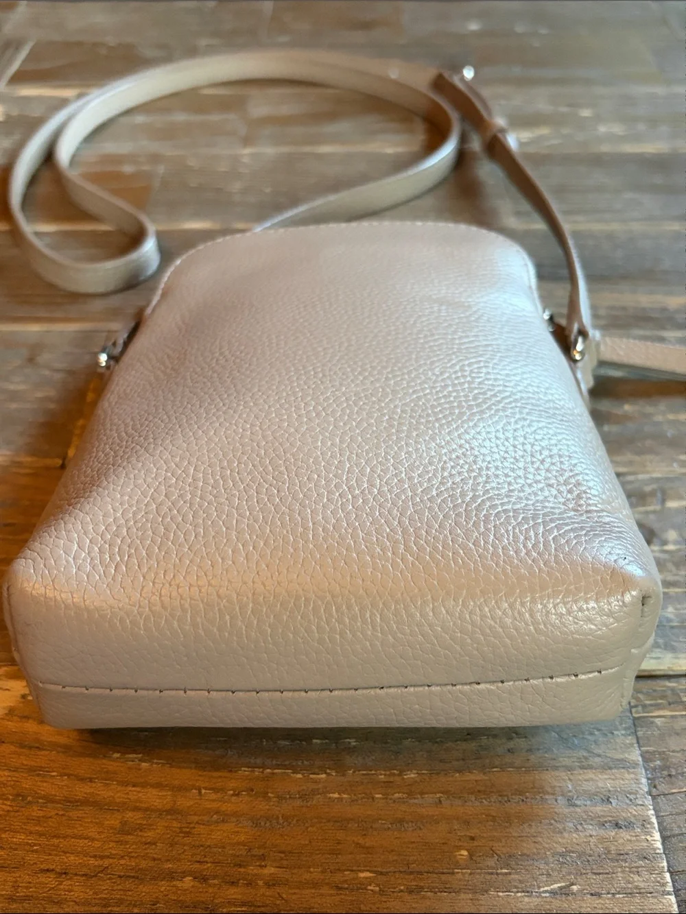 Draper James Pebbled Leather Mini Crossbody Bag